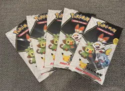 Pokemon TCG: First Partner Pack - Galar (3 Oversized Cards) - Lot of 5 820650809613 - Image 1