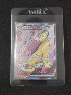 Team Rocket's Persian ex 219/182 SV10: Destined Rivals Pokemon Card MINT - Image 1