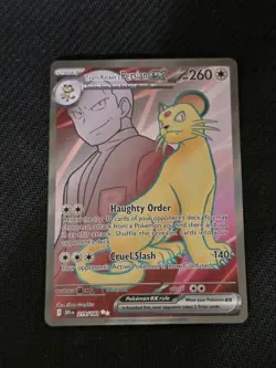 Team Rocket's Persian ex 219/182 SV10: Destined Rivals Pokemon Card MINT - Image 2