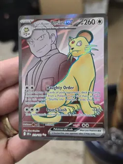 Team Rocket's Persian ex 219/182 SV10: Destined Rivals Pokemon Card MINT - Image 4