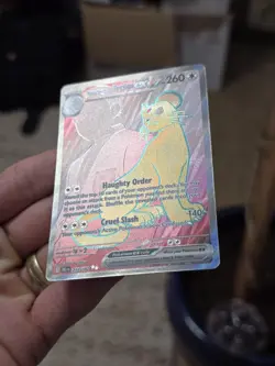 Team Rocket's Persian ex 219/182 SV10: Destined Rivals Pokemon Card MINT - Image 5