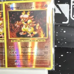 Pokemon Holo Card Lot - Magmar 2016 Fire Punch Flamethrower - 2 Cards - Image 2