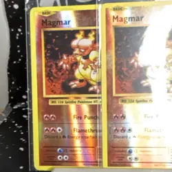 Pokemon Holo Card Lot - Magmar 2016 Fire Punch Flamethrower - 2 Cards - Image 3