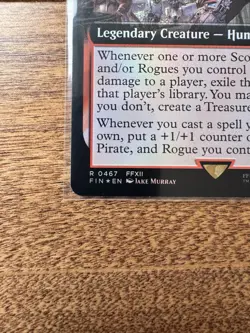 Magic MTG Final Fantasy - Vaan, Street Thief EXTENDED ART FOIL 0467 - Image 2