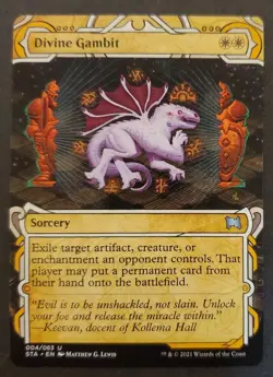 MTG 4/63 DIVINE GAMBIT Uncommon Strixhaven Mystical Archives unplayed card NM/MT - Image 1