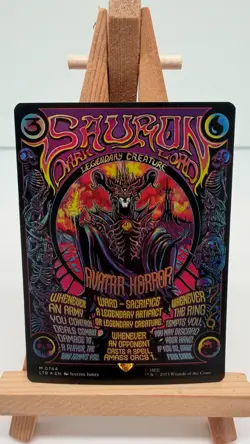 Sauron, the Dark Lord (Borderless Poster) FOIL 744 - Universes Beyond: (LTR) MTG - Image 1