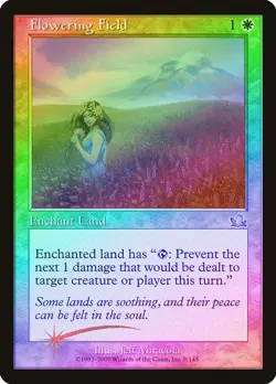 Flowering Field FOIL Prophecy PLD White Uncommon MAGIC MTG CARD ABUGames - Image 1