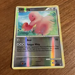 Pokemon Card - Lickitung (Reverse Holo) - 66/102 - HS Triumphant - Image 1