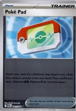Poke Pad 198/217 ME: Ascended Heroes Pokemon Card TCG - Image 1