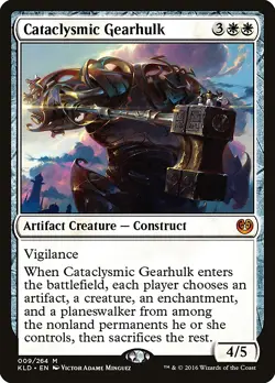 Cataclysmic Gearhulk Kaladesh NM Artifact White Mythic Rare MTG CARD ABUGames - Image 1