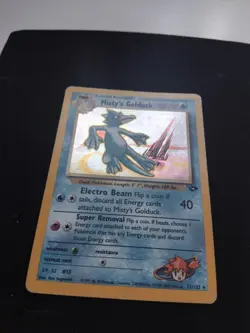 LP Pokemon TCG Misty's Golduck Gym Challenge Holo Card 12/132 - Image 2