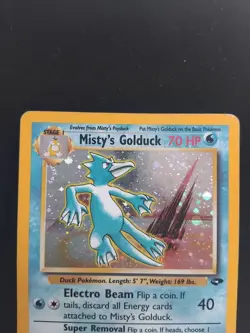 LP Pokemon TCG Misty's Golduck Gym Challenge Holo Card 12/132 - Image 3