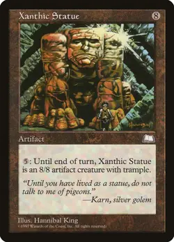 Xanthic Statue Weatherlight NM Artifact Rare MAGIC THE GATHERING CARD ABUGames - Image 1