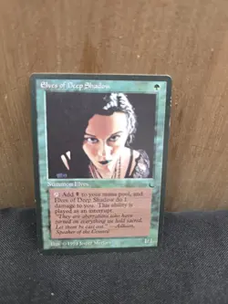 Elves of Deep Shadow, Magic the Gathering the Dark Lp/Mp - Image 2