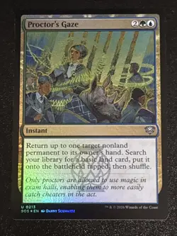 MTG Secrets of Strixhaven Proctor's Gaze Foil 0213 NM - Image 1