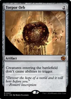 MTG - Torpor Orb 27 - Outlaws of Thunder Junction: The Big Score NM - Image 1