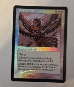 MTG 1x FOIL Exalted Angel Onslaught LP - Image 1