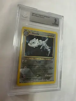 2000 Pokemon Neo Genesis Steelix #15 Holo BGS - Image 1