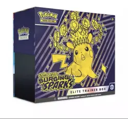 Pokemon TCG Scarlet & Violet Surging Sparks Pokemon Sealed Elite Trainer Box ETB - Image 1