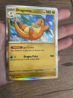 Pokemon TCG Dragonite 149/165 Scarlet & VIolet: Pokemon 151 Holo Rare - NP - Image 2