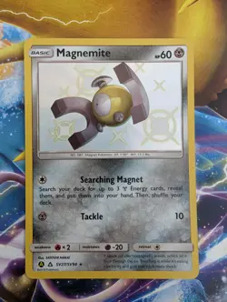 M/NM Magnemite Hidden Fates SV27/SV94 Holo Shiny Holo Rare - Pokemon TCG - Image 1