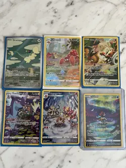 POKEMON TCG FULL ART + EX + TRAINER FULL ART LOT TEMPORAL FORCES CROWN ZENITH - Image 1
