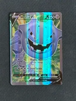 Pokemon Steelix V 176/185 Vivid Voltage Full Art Ultra Rare Holo Near Mint - Image 1