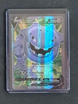 Pokemon Steelix V 176/185 Vivid Voltage Full Art Ultra Rare Holo Near Mint - Image 3