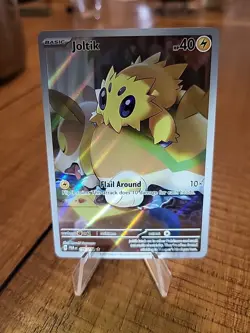 Pokemon TCG Scarlet & Violet Paradox Rift Joltik Illustration Rare 196/182 - NM - Image 1