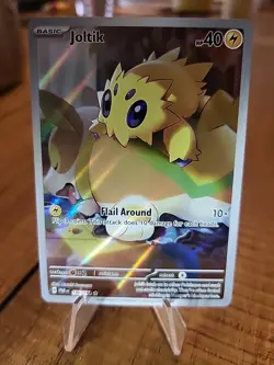 Pokemon TCG Scarlet & Violet Paradox Rift Joltik Illustration Rare 196/182 - NM - Image 2