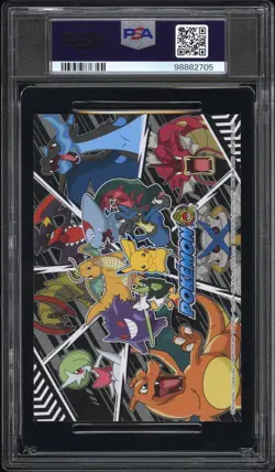 2022 ENSKY POKEMON CLIMAX! TOURNAMENT BATTLE BROMIDE GUM MEGA LUCARIO PSA 7 - Image 2