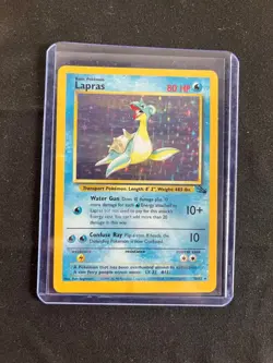 HP LAPRAS 10/62 HOLO RARE FOSSIL UNLIMITED POKEMON - Image 5