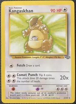Kangaskhan 21/64 Jungle Regular - Pokemon Card - Image 1