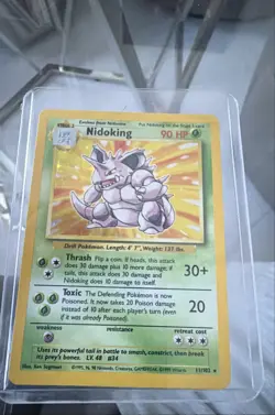 Pokemon TCG Nidoking Base Set 11/102 Holo 1999-2000 Wizards Base Set... - Image 1