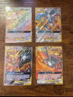 SET OF 4 Moltres & Zapdos & Articuno 44/68, 66/68, 69/68, sm210 NM/M Pokemon TCG - Image 1