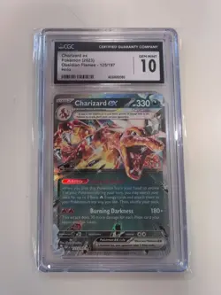 Charizard EX 125/197 Pokemon Obsidian Flames CGC 10 Gem Mint - Image 1
