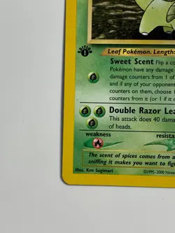 ** Pokemon TCG Bayleef Neo Genesis 29/111 Regular 1st Edition Uncommon - Image 3