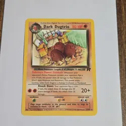 Pokemon Dark Dugtrio Team Rocket Rare Wizards 23/82 Unlimited English 2000 50 HP - Image 2