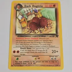 Pokemon Dark Dugtrio Team Rocket Rare Wizards 23/82 Unlimited English 2000 50 HP - Image 3