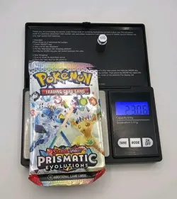 Prismatic Evolutions pack HEAVY Sealed Booster Pack (23.06g) - Pokemon TCG - Image 1