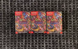 Pokemon TCG Mega Evo Phantasmal Flames Booster Bundle Factory Sealed Lot of 3 - Image 1