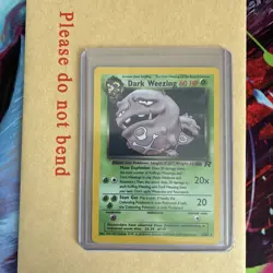 Pokemon TCG Dark Weezing Team Rocket 14/82 Holo Unlimited Holo Rare - HP - Image 1