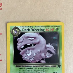 Pokemon TCG Dark Weezing Team Rocket 14/82 Holo Unlimited Holo Rare - HP - Image 3
