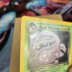 Pokemon TCG Dark Weezing Team Rocket 14/82 Holo Unlimited Holo Rare - HP - Image 5
