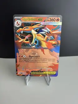 Pokemon TCG Mega Charizard Y ex Mega Evolutions Black Star Promo 030 NM/Mint - Image 1