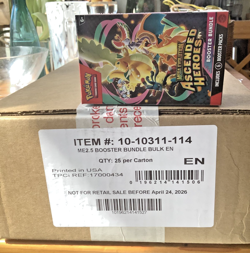 POKEMON ASCENDED HEROES BOOSTER BUNDLE BOX CASE - Serious Buyers Only! 25 count - Image 1