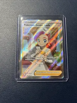 Pokemon TCG Pokemon Center Lady Vivid Voltage 185/185 Holo Full Art - Image 1
