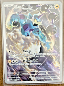 Thundurus 209 Pokemon TCG S&V Black Star Promo Holo NM - Image 1