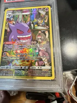 Pokemon Gengar Ultra Rare Full Art Holo TG06 Lost Origin PSA 9 2022 - Image 2