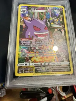 Pokemon Gengar Ultra Rare Full Art Holo TG06 Lost Origin PSA 9 2022 - Image 3